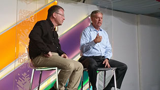 Hawkish Graham touts foreign-policy chops in Aspen